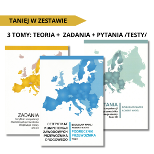 Zestaw 2026 - 3 Tomy - Książka certyfikat kompetenci zawodowych Teoria,  Zadania, Testy