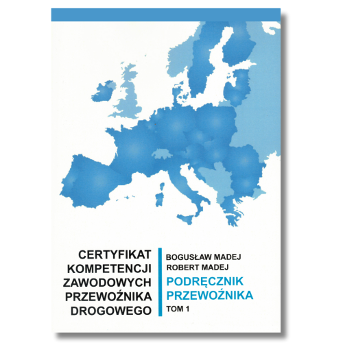 Okładka książka certyfikat kompetencji zawodowych przewoźnika drogowego 2025 Tom 1 str 1.png